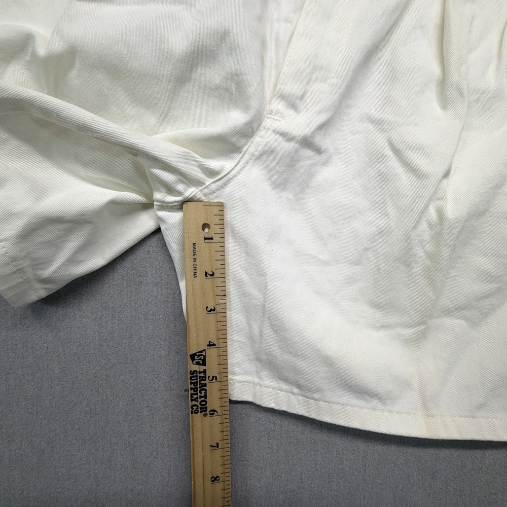 Vintage Polo Ralph Lauren Made In USA Double Pleated Chino Shorts Beige 30" - Picture 7 of 9